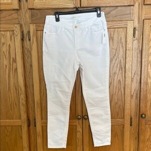 Old Navy Women's Crisp White Ankle Jeans